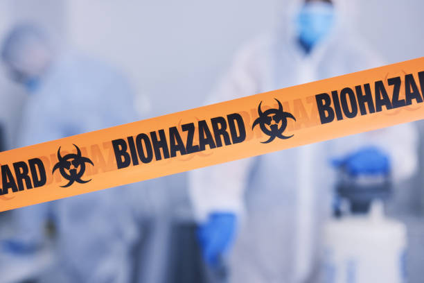 Professional Biohazard technician working in Holland, MI